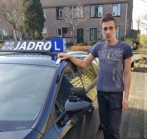 Wim is geslaagd